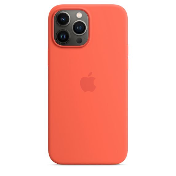 Apple Silikónový kryt s MagSafe na iPhone 13 Pro Max MN6D3ZM/A, oranžový